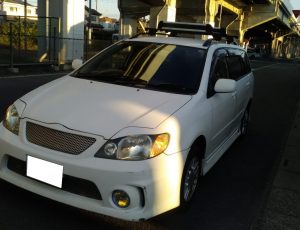 カローラフィールダー　埼玉県北足立郡　廃車