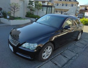 マークX　川崎市高津区　廃車