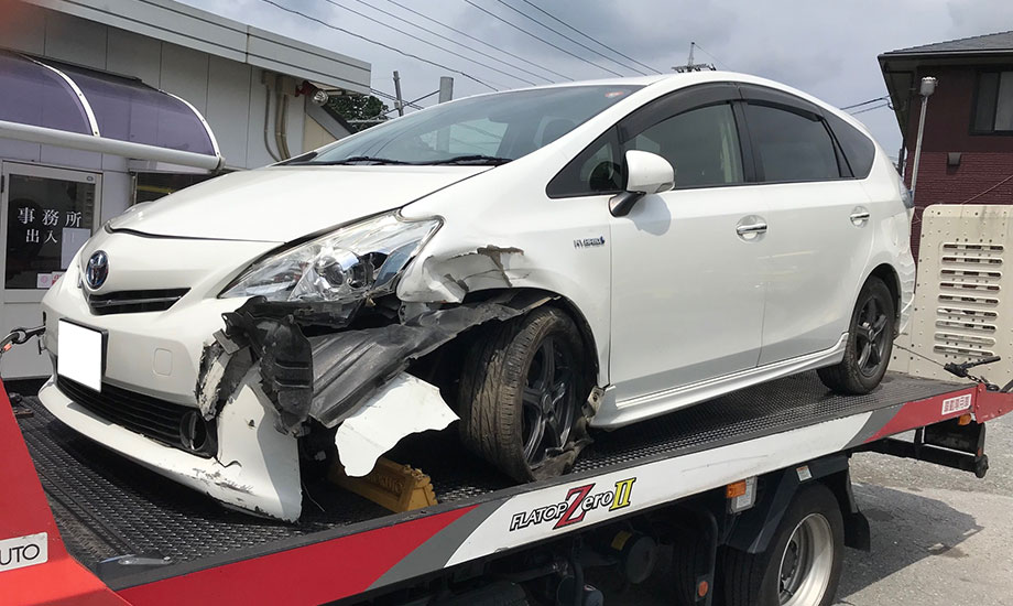 事故車の廃車イメージ